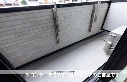 ヒカルサ川越[1K/28.87m2]のバルコニー