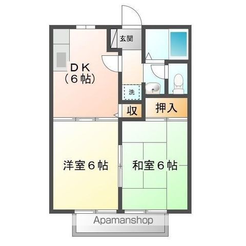 ビーライン泉 A棟の間取り写真