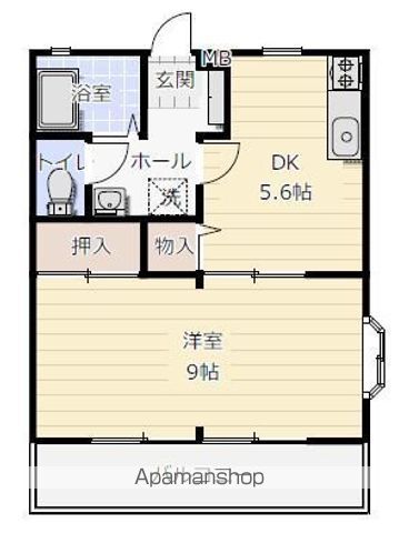 サンライフ広峰の間取り写真