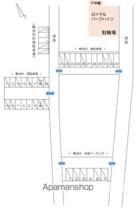 香川県高松市室新町[3LDK/66.15m2]の配置図