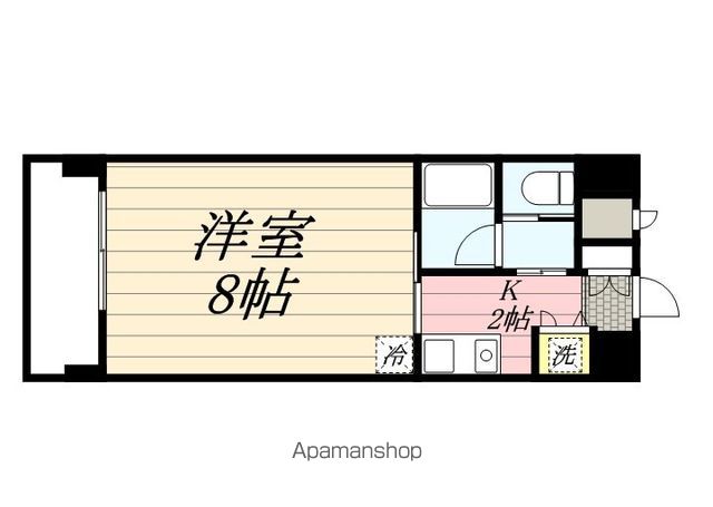 福岡市東区香椎駅前のマンションの間取り