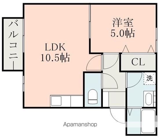 プラシードSSの間取り写真