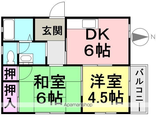 たんぽぽハイツの間取り写真