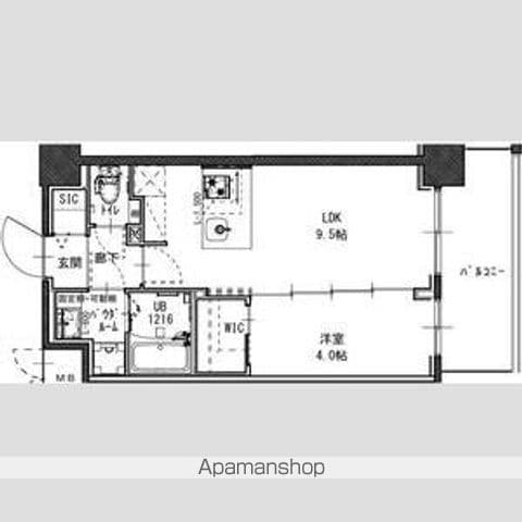 SーRESIDENCE江坂FOCALの間取り写真