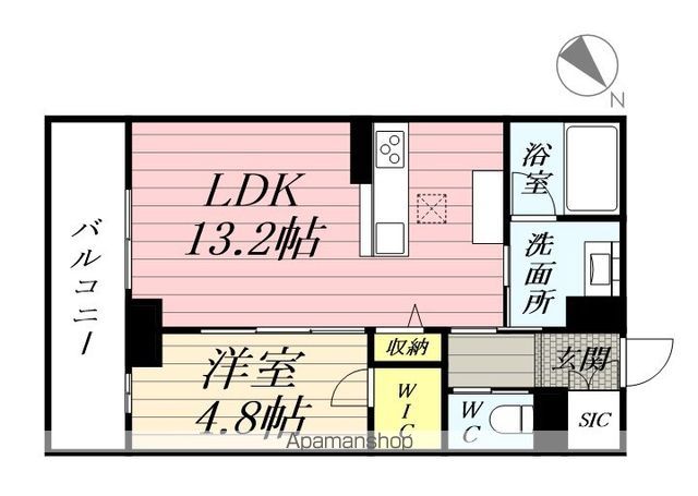 CLASSEUM連坊IIIの間取り写真