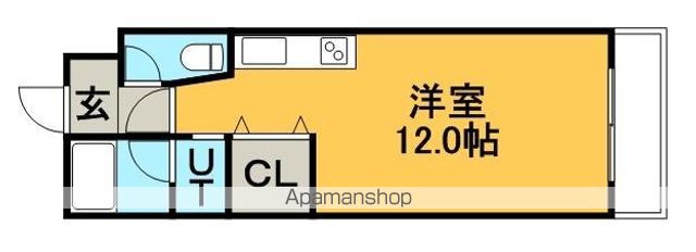 ASAHIアンソレイエの間取り写真