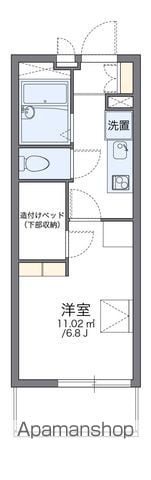 レオパレスローリス八幡の間取り写真