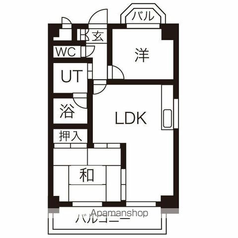 リヴァーサイド植田の間取り写真