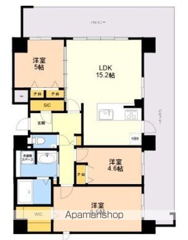SーRESIDENCE百道AUREATEの間取り写真