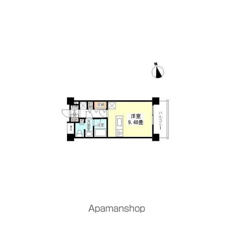 横浜市港北区菊名のマンションの間取り