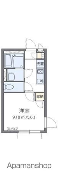 クレイノＹＵ　ＳＥＴＡＧＡＹＡ[1K/20.02m2]の間取図