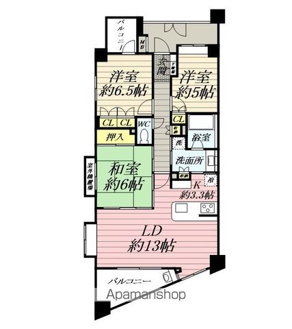 プレジール湘南鵠沼の間取り写真