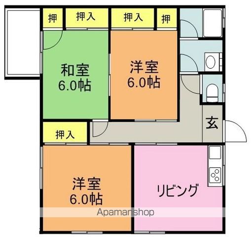 さつき荘の間取り写真