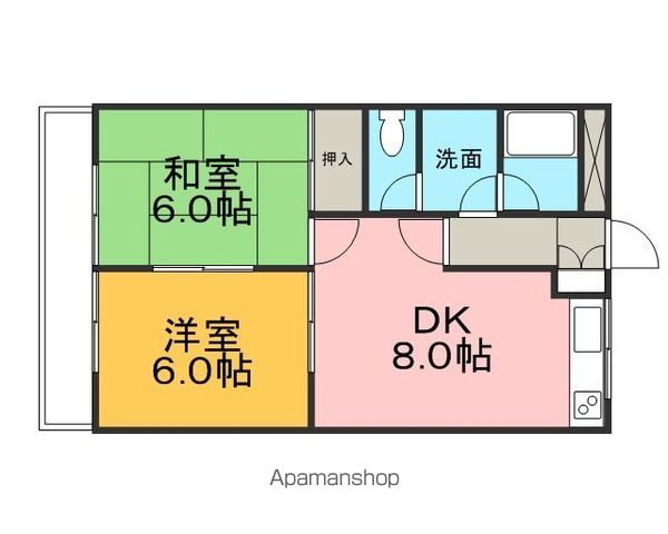 スカイハイツＦⅢの間取り