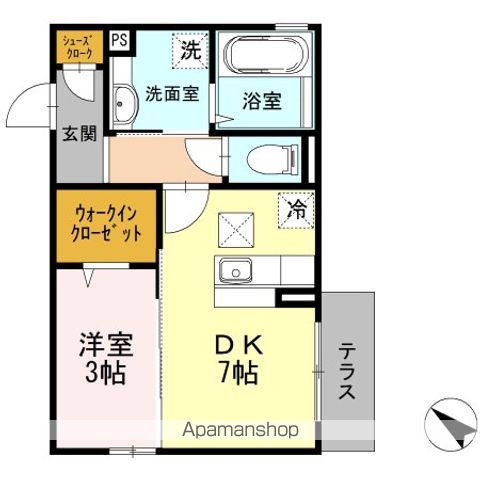 ルークス月見台の間取り写真