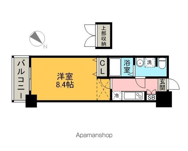 【福岡市東区東浜のマンションの間取り】