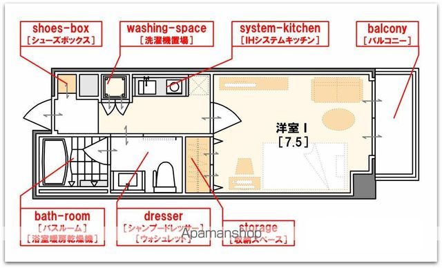 フィオレ立売堀の間取り写真