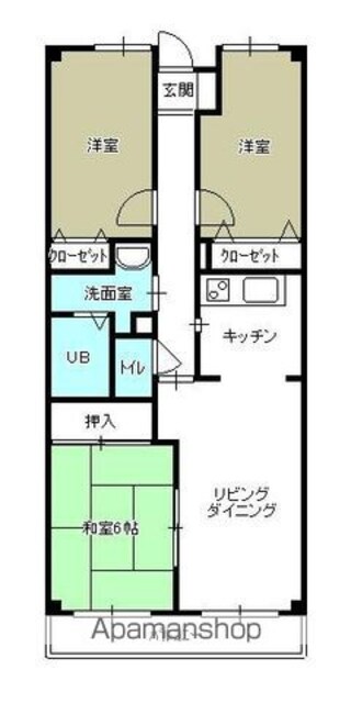 ドルフィン伏石[3LDK/70.68m2]の間取図