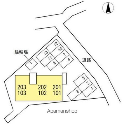 セジュール　Ｕ[2DK/50.28m2]の配置図