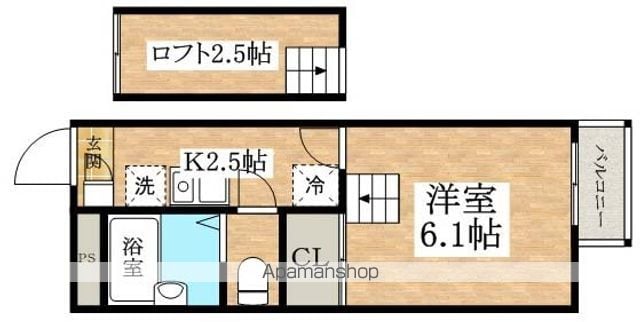 レオパレスゴールドイーストIIの間取り写真