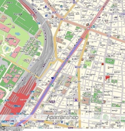 東京都台東区松が谷３丁目[1DK/24.78m2]の周辺