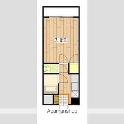 サンシャイン酒楽[1K/22.5m2]の間取図