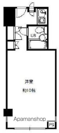東京都渋谷区代々木２丁目[1R/22.05m2]の間取図
