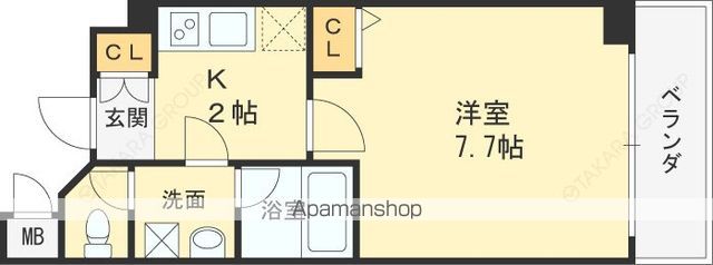 LASANTE京橋の間取り写真