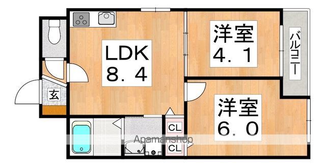 クレストの間取り写真