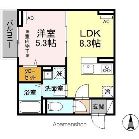 グラナーデ南田中の間取り写真