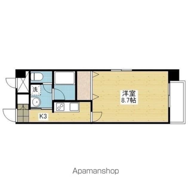 ｆｏｒｔｅ本町Ⅳ[1K/29.41m2]の間取図