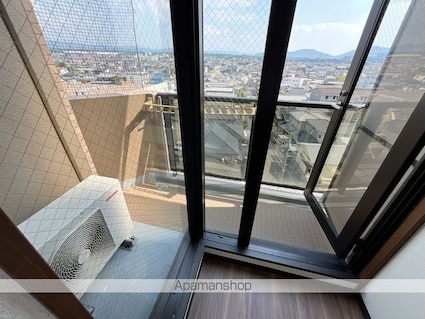 滋賀県大津市一里山１丁目[1R/23.1m2]のバルコニー