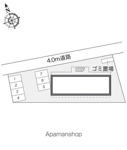 レオパレスパークサイドグレース 106 ｜ 東京都三鷹市新川６丁目30-3（賃貸マンション1K・1階・19.87㎡） その9