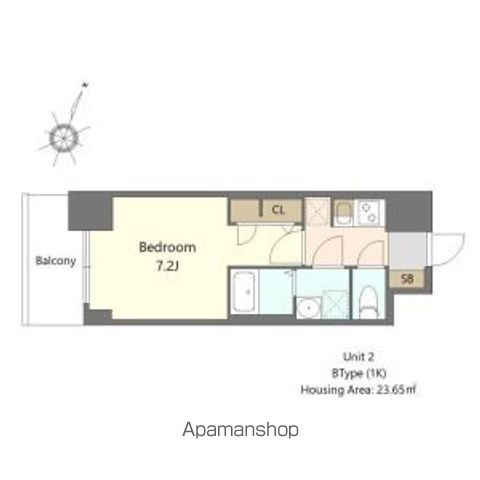 SーRESIDENCE阿波座BOUNCYの間取り写真