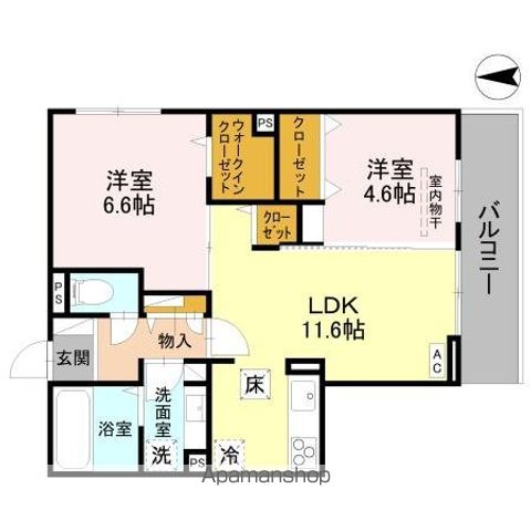 SS CASAの間取り写真