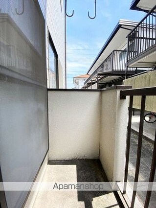 花の街ハイツＣ[2DK/38m2]のバルコニー