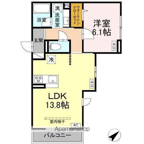 D’BLESS中野島の間取り写真