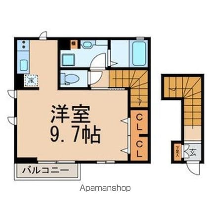 ソレーユ三ノ輪[1R/37.41m2]の間取図