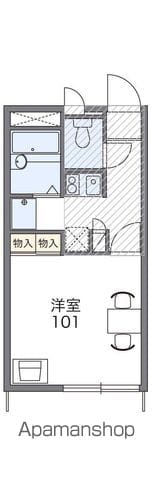 レオパレスフローラの間取り写真