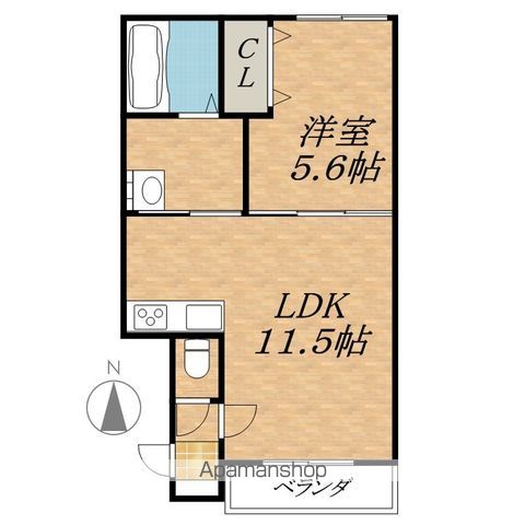 グラシアス帯広の間取り写真