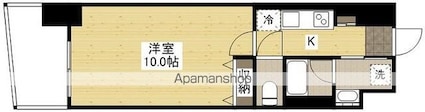 ウイング宝町サード[1K/28.92m2]の間取図