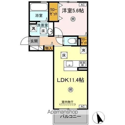 DーROOM須屋の間取り写真