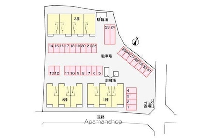 エクセレント　スクエアＡ[2LDK/58.67m2]の配置図