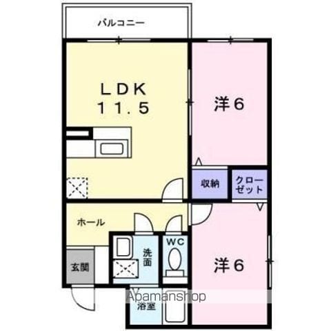 ヴォール中島の間取り写真