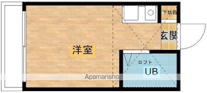 第５紀州ハイツ[1R/10m2]の間取図