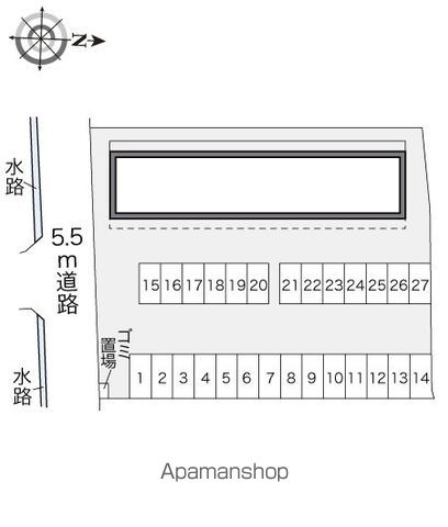 レオパレス仙石 301 ｜ 岐阜県羽島郡岐南町伏屋２丁目30-1（賃貸マンション1K・3階・29.81㎡） その17