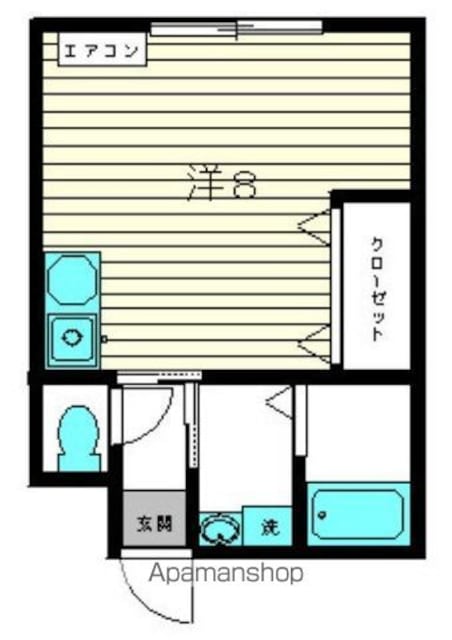 ＮＥＷアピア[1R/24m2]の間取図