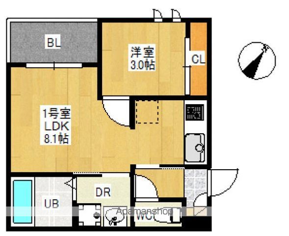 REGALEST アカシア東高須の間取り写真