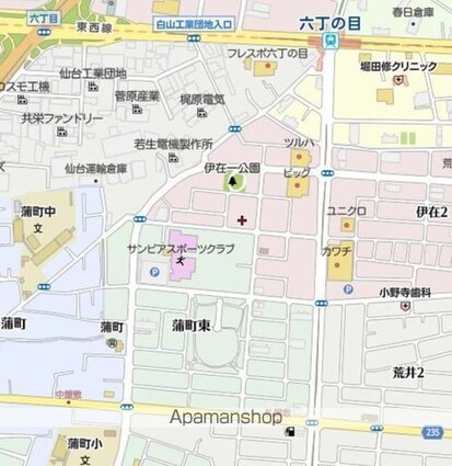 ＷＩＳＨ伊在伍番館[1K/36.07m2]の周辺7