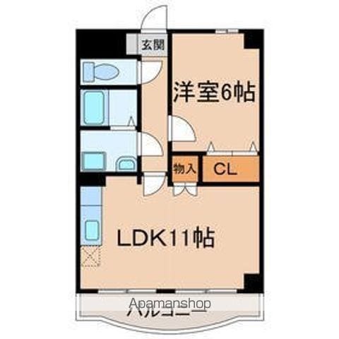 レジーナ鳥居松の間取り写真